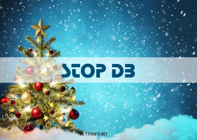 Stop DB example